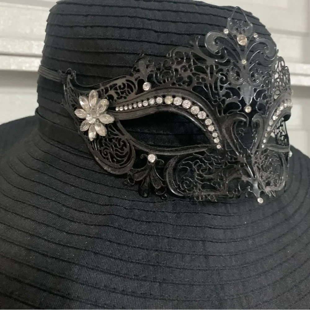 Soft Metal with Rhinestones Masquerade Mask